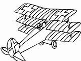 Coloring Pages Biplane War Getcolorings Color Getdrawings sketch template