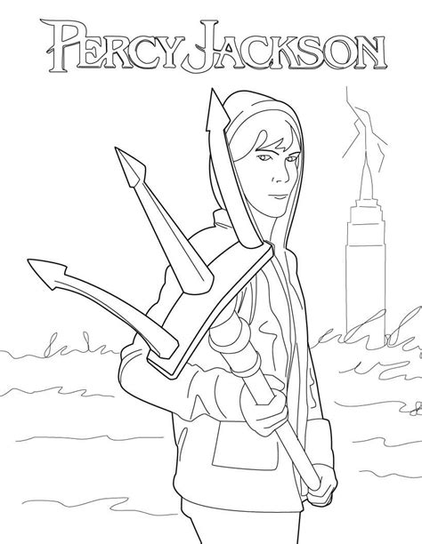 percy jackson coloring pages  printable coloring pages  kids