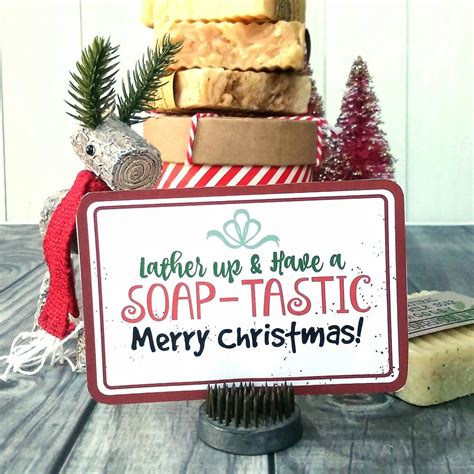 foaming hand soap gift idea gift tag freebie included