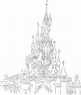 Castle Disney Pages Coloring Princess Getcolorings sketch template