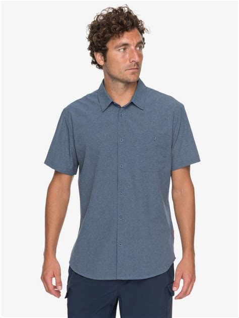 waterman technical short sleeve shirt  men  quiksilver