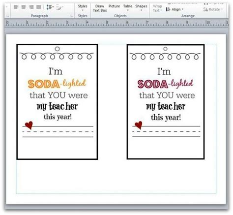 teacher    printable gift tag gully creek cottage