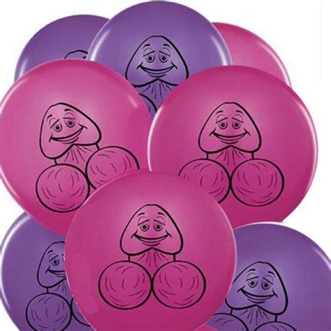 10pcs lot willy penis fun sex balloons stag night party decor novelty