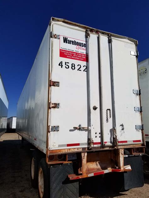 sold  fruehauf  foot semi trailer  warehouse options