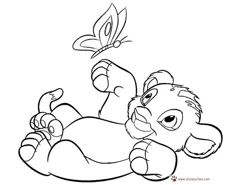lion king printable coloring pages  disney coloring book