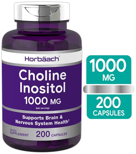 choline  inositol mg  capsules  gmo  gluten