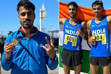 asian km race walking cships indias akshdeep singh clinches gold