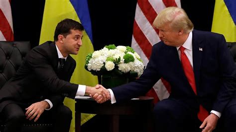 ukraine president in meeting with trump says ‘nobody pushed me to