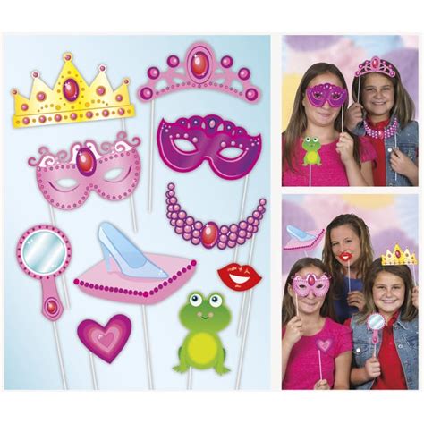 princess photo booth prop set pack   disney princess party