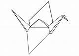 Origami Coloring Pages sketch template