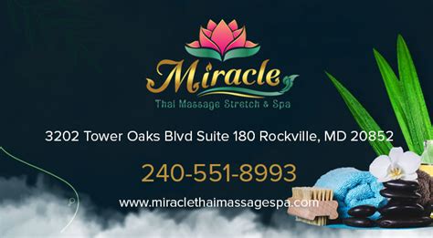miracle thai massage thai massage stretch spa rockville