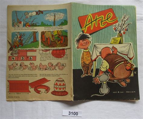 Atze Heft 4 Von 1963 Von Zentralrat Der Fdj Comic Versandhandel Für
