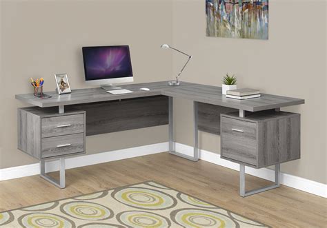 Monarch Specialties Computer 70l Desk Left Or Right Facing Taupe