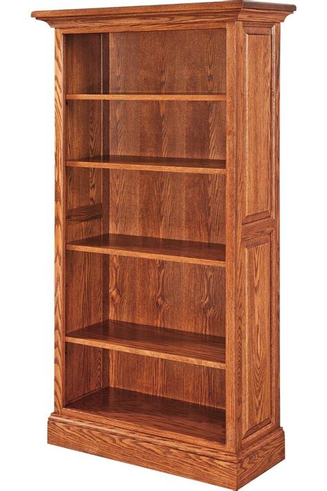 amish kincade bookcase book shelf solid wood  office
