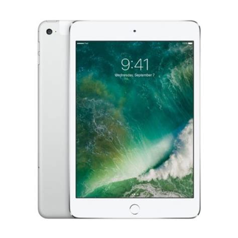 apple ipad mini  cellular gb silver enaa