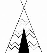 Tent Teepee Camping Tipi Teepees Tents 텐트 Wecoloringpage Finest sketch template