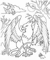 Coloring Pages Creatures Mythical Fantasy Creature Getdrawings Getcolorings Colorings sketch template