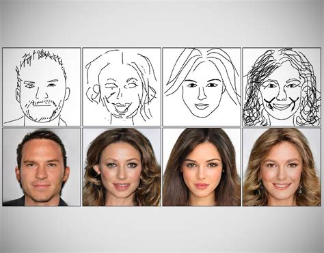 ai powered deepfacedrawing turns sketches  photorealistic portraits  flighter