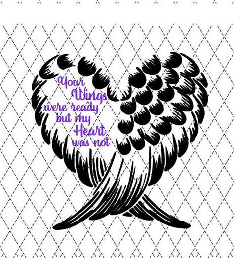 wings ready heart angel wings svg png sublimation cricut etsy