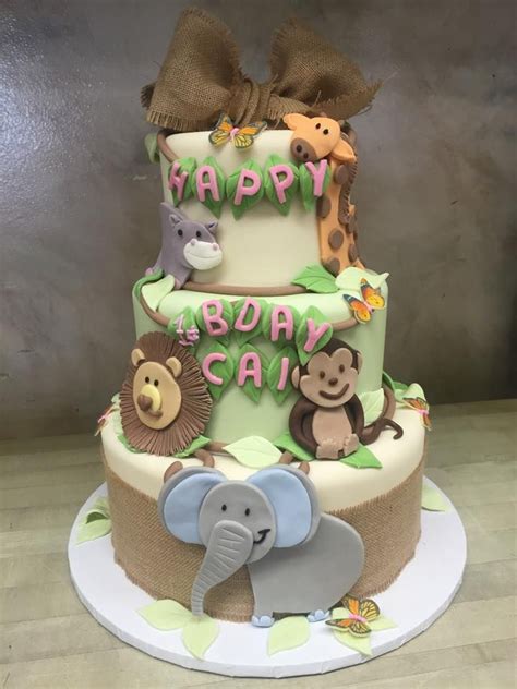 jungle themed birthday cake themed birthday cakes jungle party specialty cakes bread basket