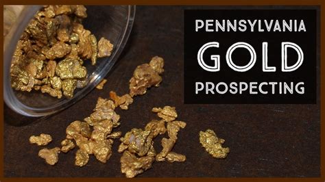 prospecting  gold  pennsylvania raregoldnuggetscom