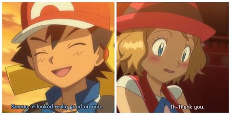 Ash Complimenting Serena S Outfit For Her 2nd Showcase