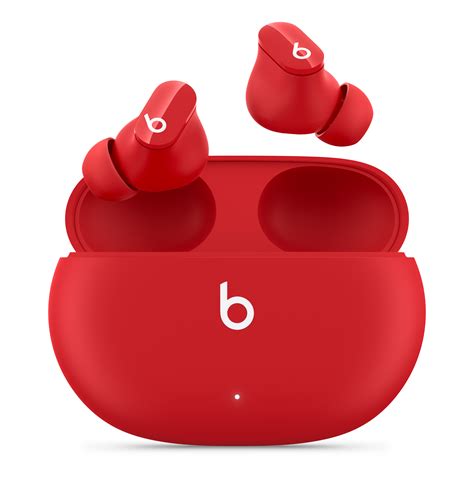 beats studio buds true wireless noise cancelling earphones beats red apple ph