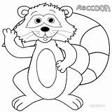 Coloring Raccoon Pages Printable Baby Online Kids Print Cool2bkids sketch template
