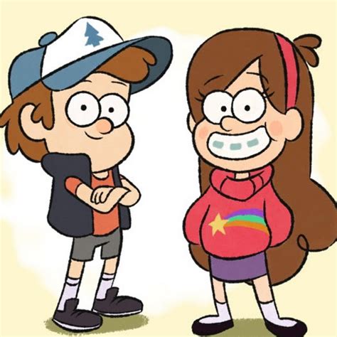 dipper  mabel pines    duo character gravity falls hero concept idea hero