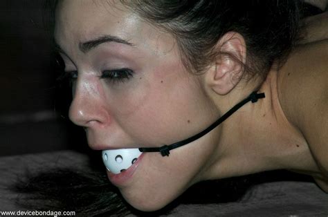 ball gagged sasha grey gives a hot view of her shaved crotch then gets double stimulated