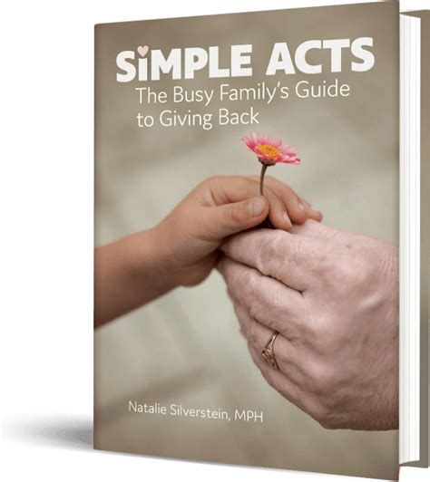 simple acts  busy familys guide  giving  simple acts guide