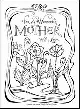 Mothers Card Drawing Mother Cards Color Coloring Pages Zenspirations Happy Helping Others Adult Colouring Getdrawings Quotes Zentangle Mom Everyone Hi sketch template