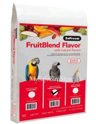 zupreem fruit natural pellets bird food discounted