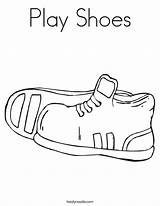 Coloring Shoes Sneaker Play Tennis Print Noodle Ll Twistynoodle Favorites Login Add Built California Usa sketch template