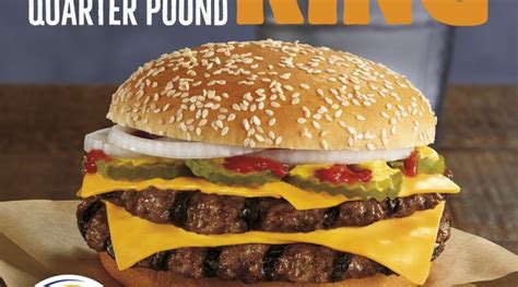 burger king double quarter pound king burger review price