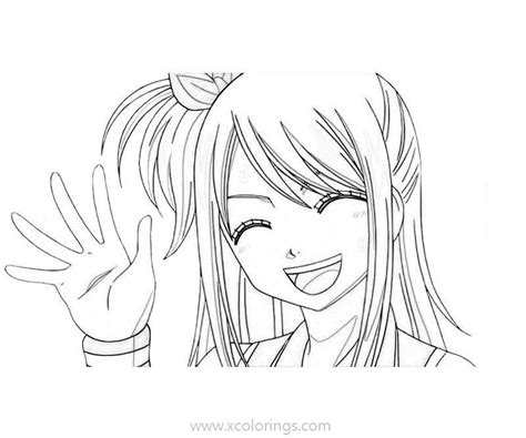 fairy tail lucy coloring pages xcoloringscom