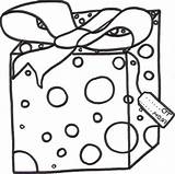 Gift Christmas Coloring Drawing Getdrawings Boxes sketch template