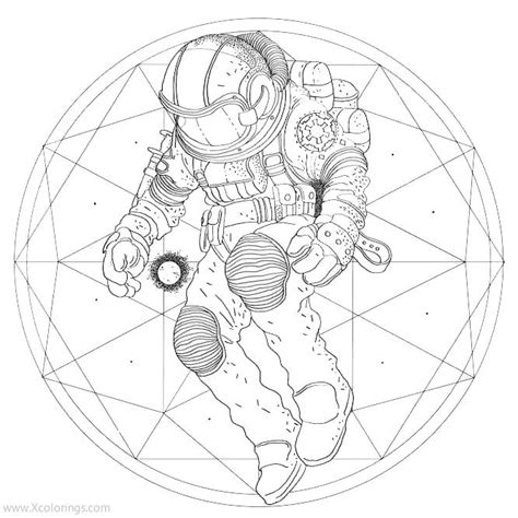 astronaut coloring pages artwork xcoloringscom