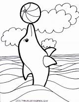 Printable Dolphins Coloring Dolphin Pages Clipart Library Clip sketch template