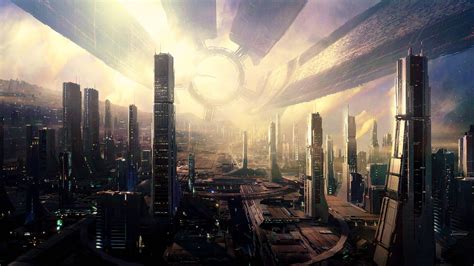 futuristic city wallpapers