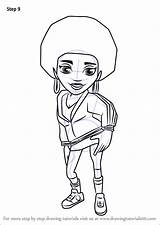 Subway Surfers Draw Frizzy Drawing Step Tutorials sketch template