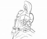 Borderlands Zer0 Characters Coloring Pages sketch template