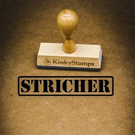 stricher kinkystamps tattoo textstempel und mehr fuer das