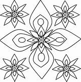 Rangoli Pages Coloring Designs Diwali Print Color Children Cool Kids Printable Patterns Pattern Mandalas Craft Colouring Flower Beautiful Studyvillage Decorations sketch template
