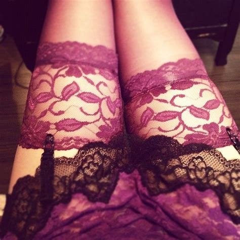 la couleur pourpre jolie lingerie women lingerie stocking tops