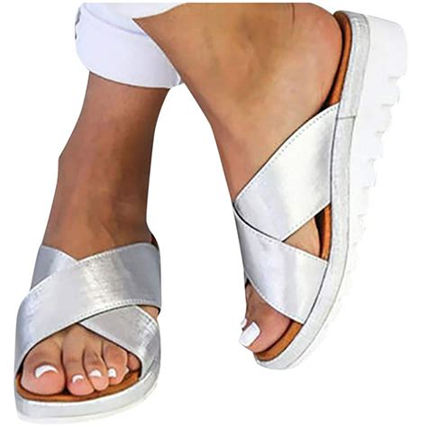 mychoice mchoice sandals  women wide width comfy platform sandal shoes comfortable