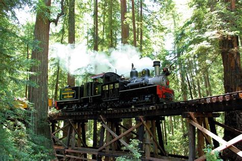 Santa Cruz Redwoods Roaring Camp Steam Train Ride In Felton 2023