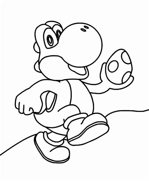 yoshi coloring pages  print  getdrawings