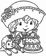 Strawberry Coloring Pages Shortcake Cake Color Strawbery Coloriage Kids Print Charlotte Aux Fraises Fun sketch template