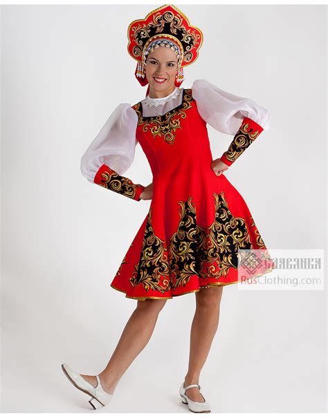 national costume russian spirit